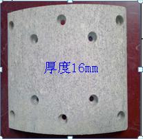 Front brake pads for buses (150*187*10*16);NP