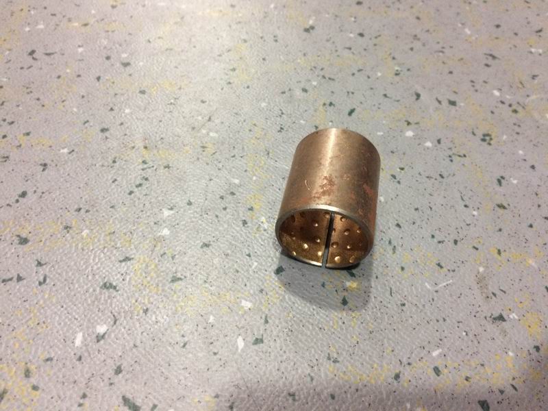 Brake shoe shaft bushing