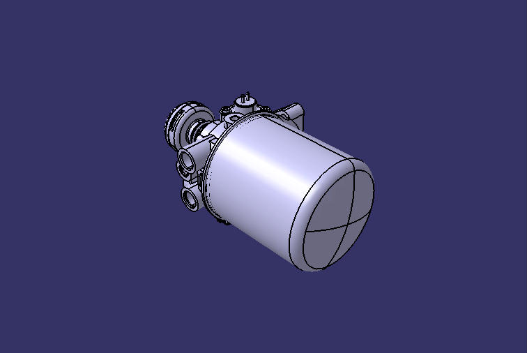 Air dryer, 4 ports, silencer, 8.5bar