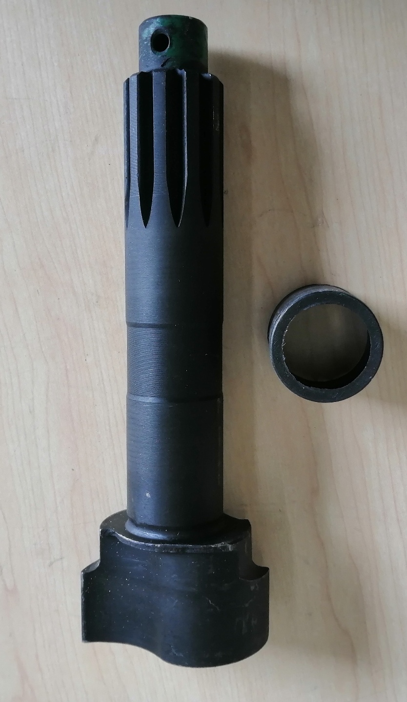 Front left camshaft; total length 238; head length 48; pole length 190-2
