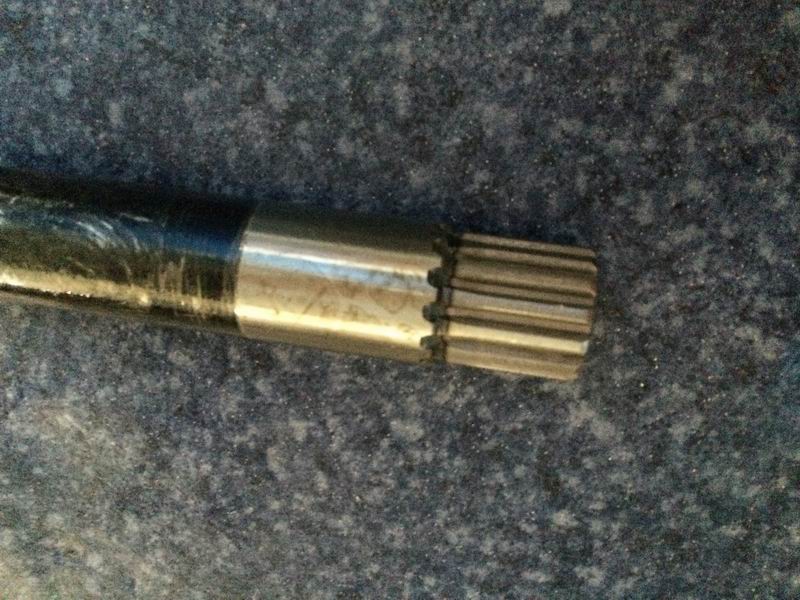 Rear brake camshaft-left-1