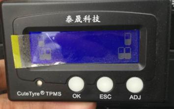 Tire pressure alarm host