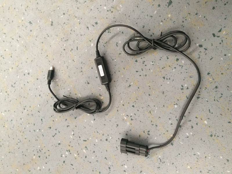 Tire pressure alarm display power cord; 2 meters