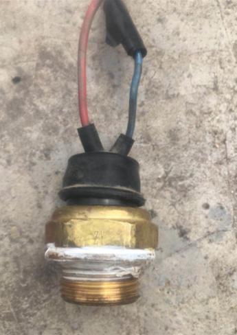 Temperature control switch