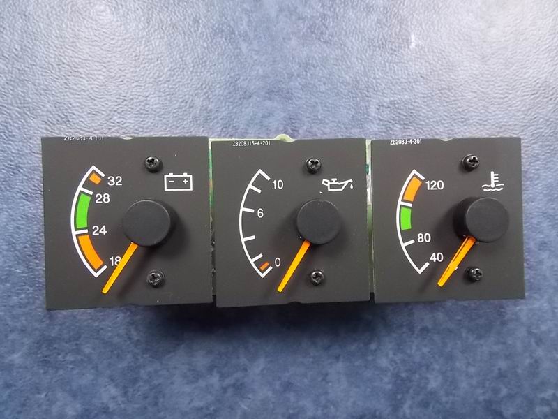 Water temperature voltage meter