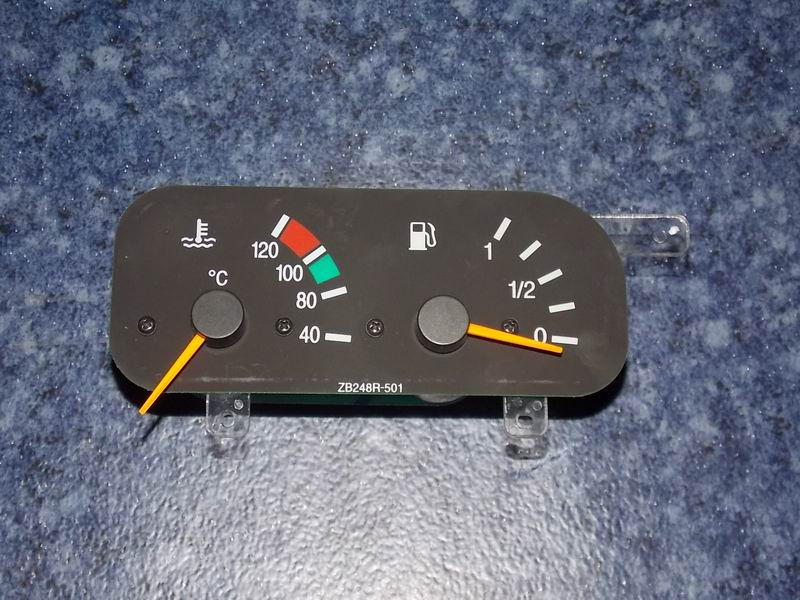 Temperature fuel meter