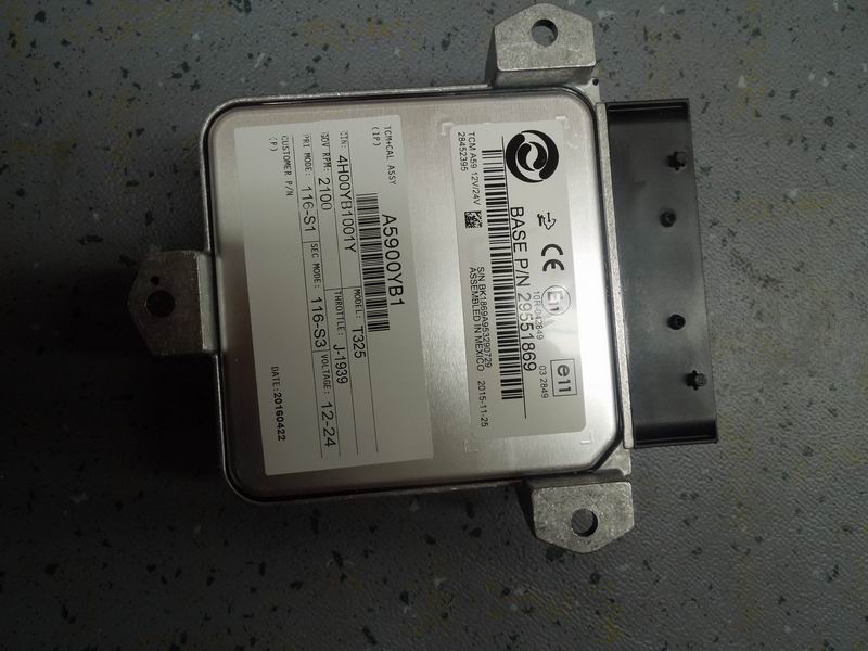 Electronic control unit (ECU); calibrated