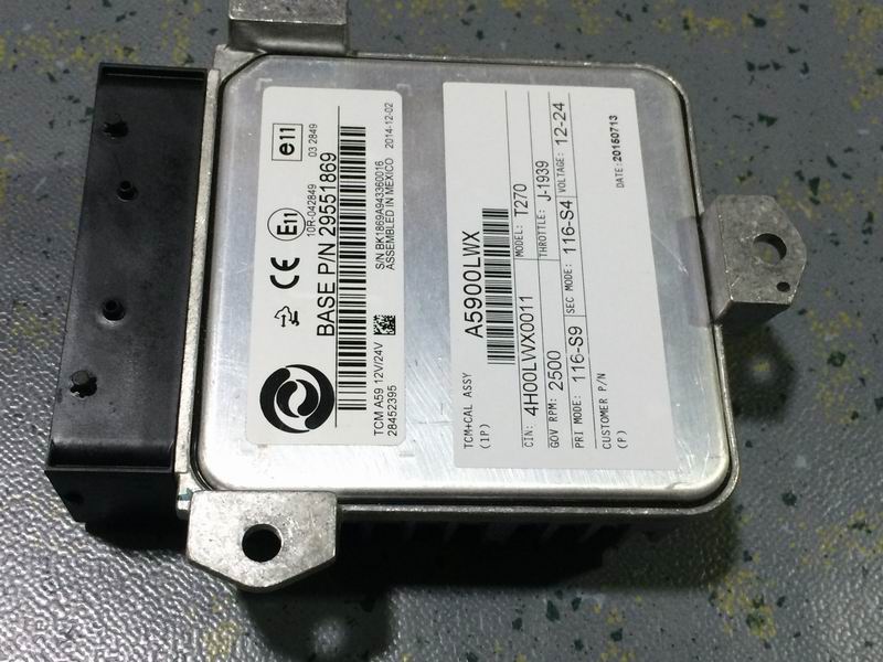 Electronic control unit (ECU); calibrated-1