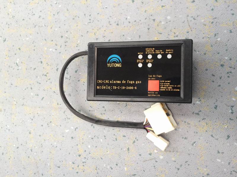 Air leakage alarm panel, 6 indicator lights, CNG/LNG, Spanish