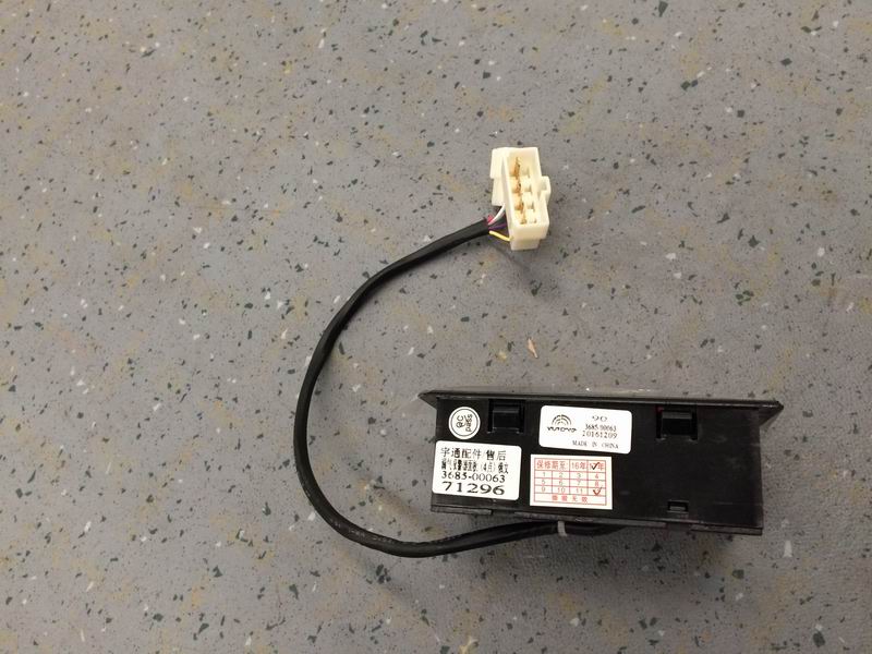 Air leakage alarm panel, 4 indicator lights, CNG/LNG, Russian-1