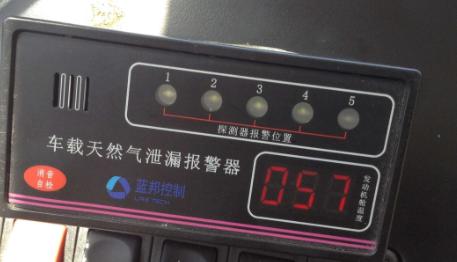 Air leakage alarm display