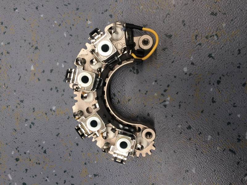 Generator rectifier assembly