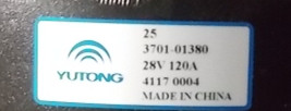 Generator 8LHA3048UC 101 28V 120A 8PK φ65-3