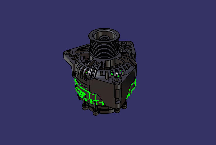 Generator, AVi168S3023, 150A, 10PK, φ68, have