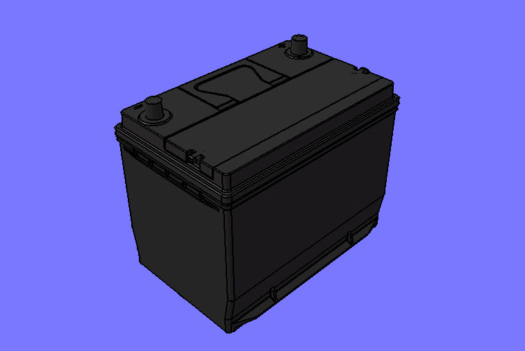 Battery, 6-QW-70(500), cylinder, maintenance-free