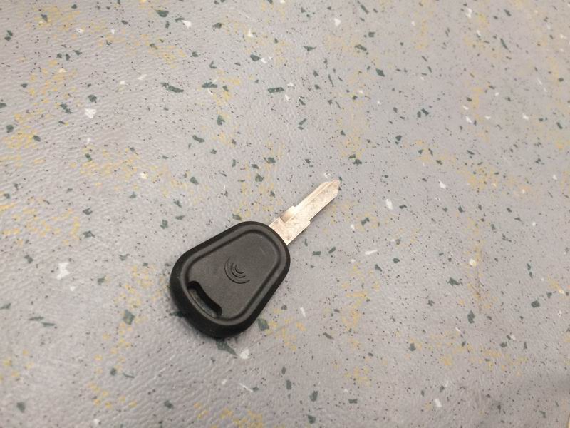 Key blank; no car teeth; for ignition switch-1