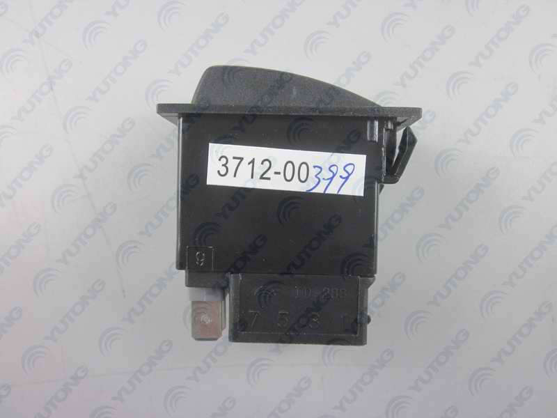 Engine shutdown rocker switch, JK982-009B, red