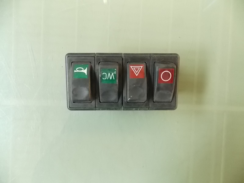 D ZK6120HE quad rocker switch