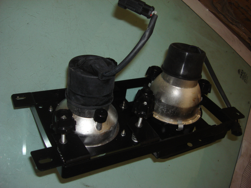 Combination headlight WG6960 left high beam + fog light-1