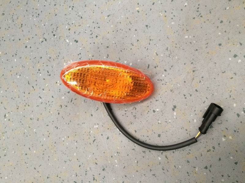 Side turn signal, WG-3C, light bulb, oval, 3M glue 24V