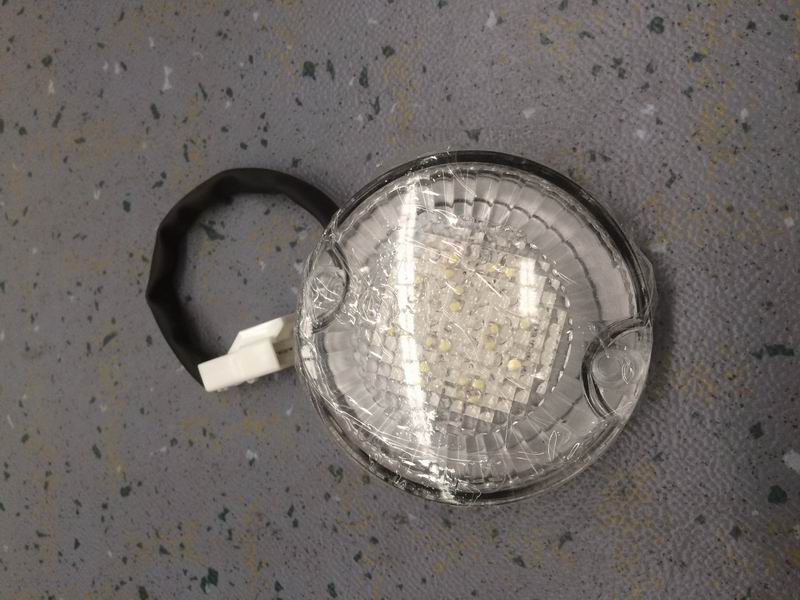 Front profile light, WG-3.80-2, round, LED, without bolts-2