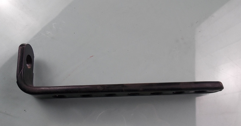 Line bracket, L-shaped, 192×50×25×6, glue-plated