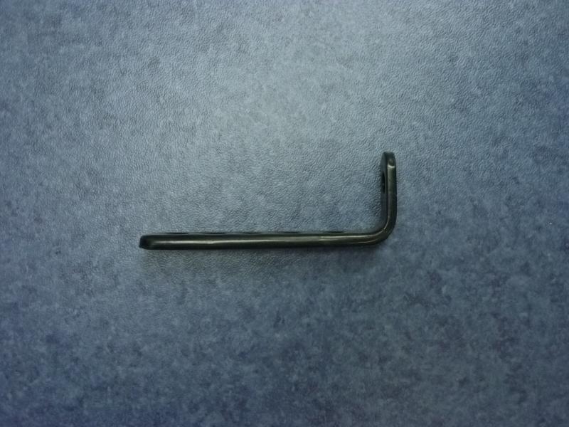 Кронштейн линейный, Г-образный, 145 × 50 × 25 ×6, с клеевым покрытием-1