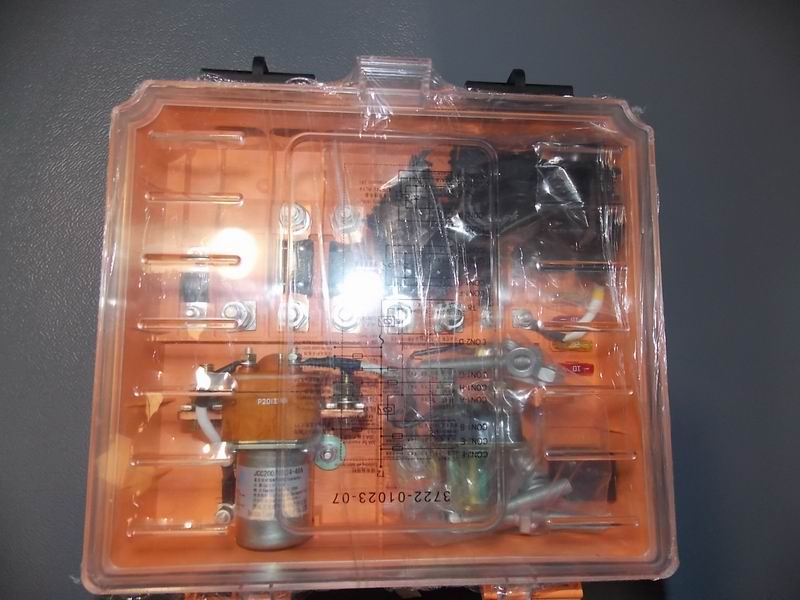 Rear enclosed electrical box, front-mounted car model, 125A, 100A, no preheating