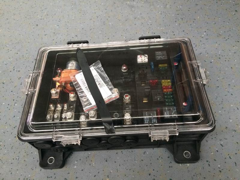 Rear enclosed electrical box, self-built hybrid, 200A, 0, no preheating