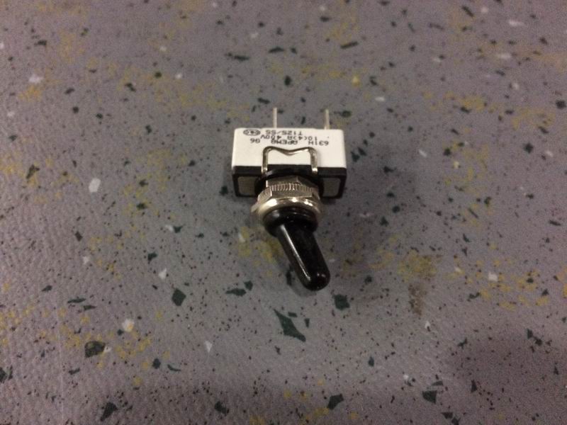 Secondary starter rocker switch