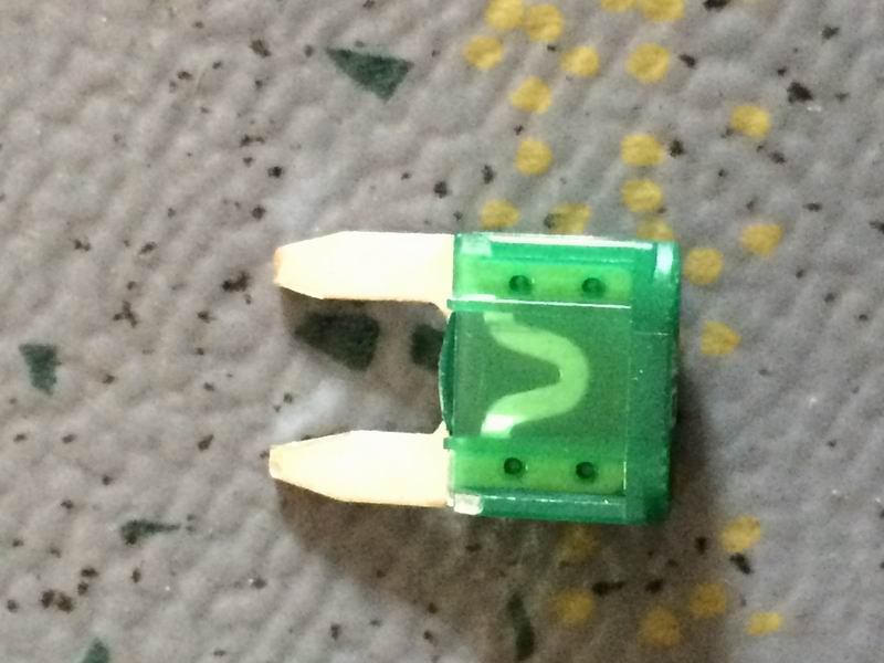 Insurance plate; 30A MINI type/1220