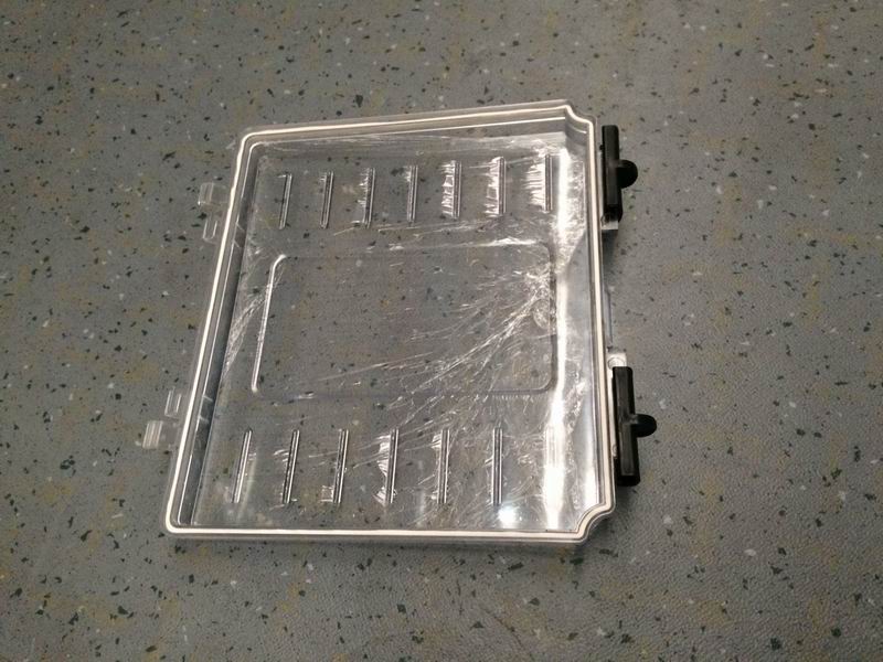 Enclosed electrical box cover assembly-1