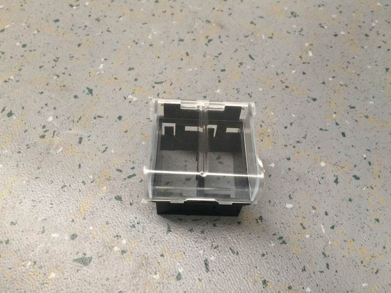 Rocker switch protective cover, two-frame frame, JK969