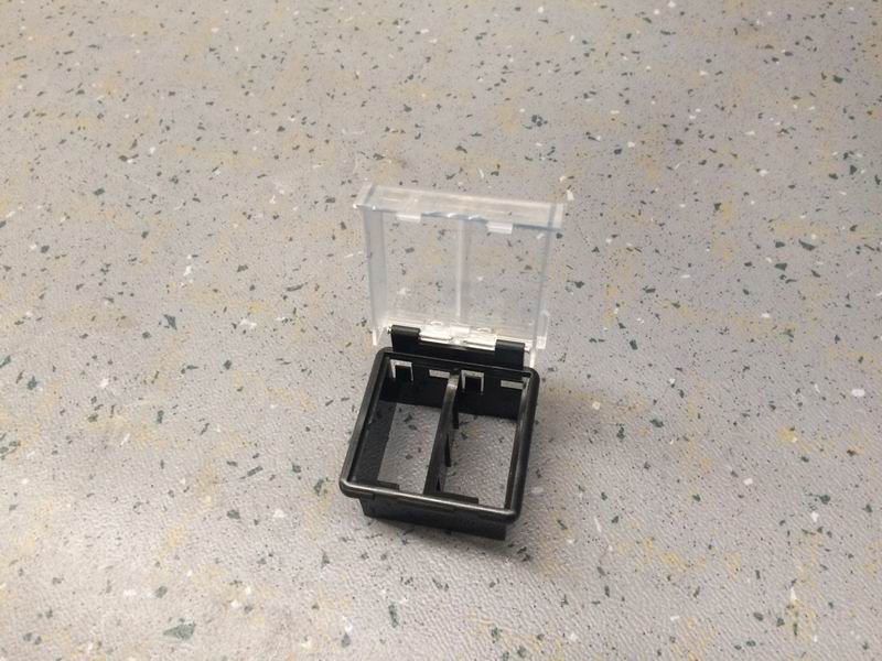 Rocker switch protective cover, two-frame frame, JK969-1