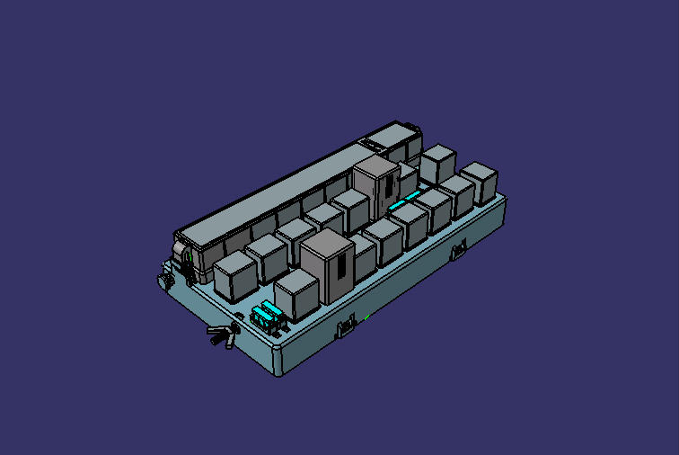 Central electrical box, front-mounted car series