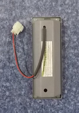 D Electronic clock (light gray) for luxury cars