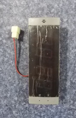 D Electronic clock (light gray) for luxury cars-1