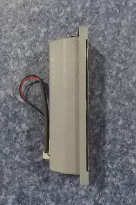 D Electronic clock (light gray) for luxury cars-2