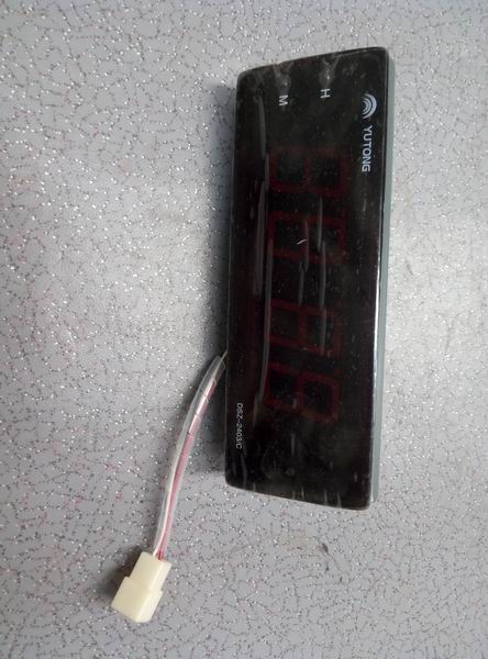 D Электронное табло часов.