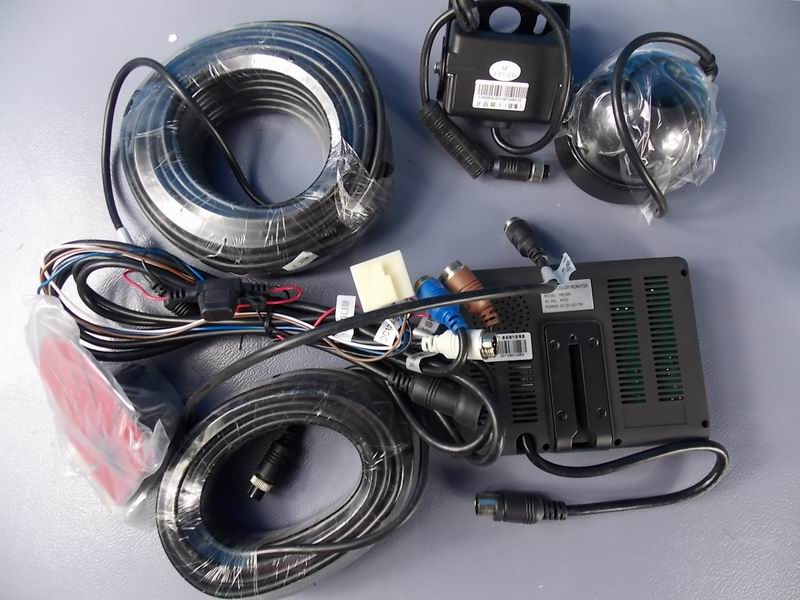 ЖК-монитор заднего вида Двойной объектив (средняя дверь и задняя часть) Рабочий стол-1