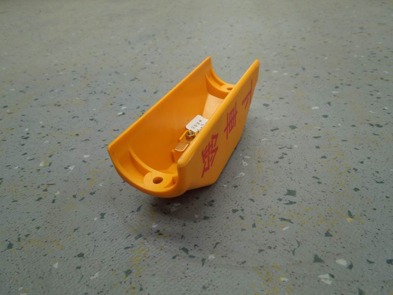 Get off bell button Yellow curved shell Red button-2