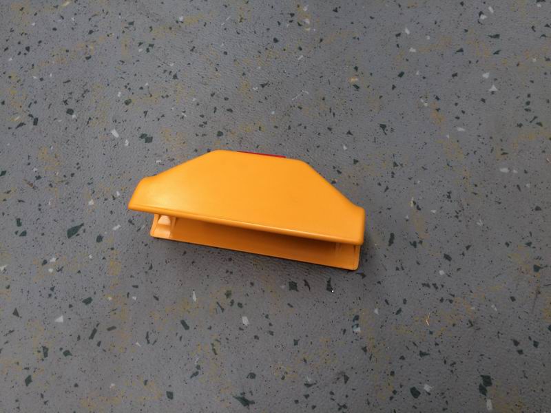 Get off bell button, yellow curved shell, red button, wired