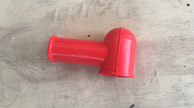Sheath rubber ring 23\18\132 pipe type battery wire high temperature red-3
