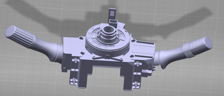 Combination switch, φ450, 4-speed retarder switch-1