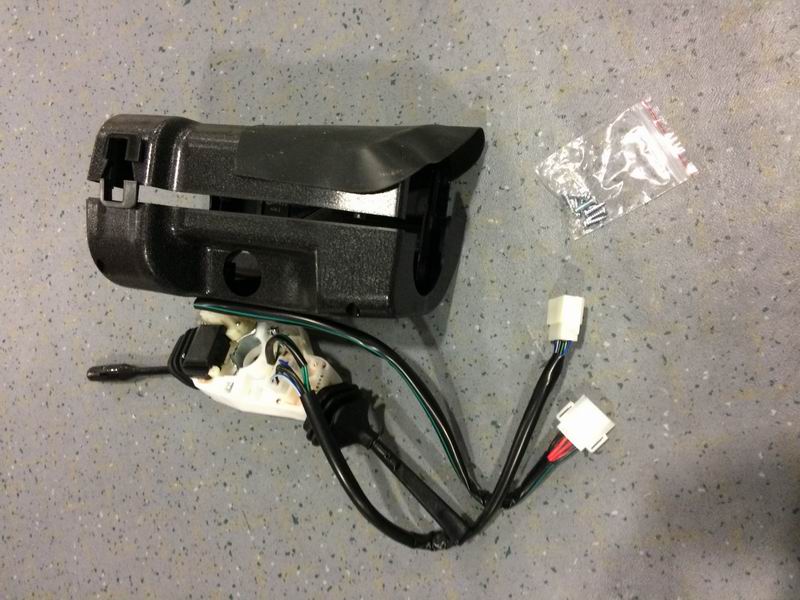 Dual handle combination switch, non-multi-function steering wheel-3