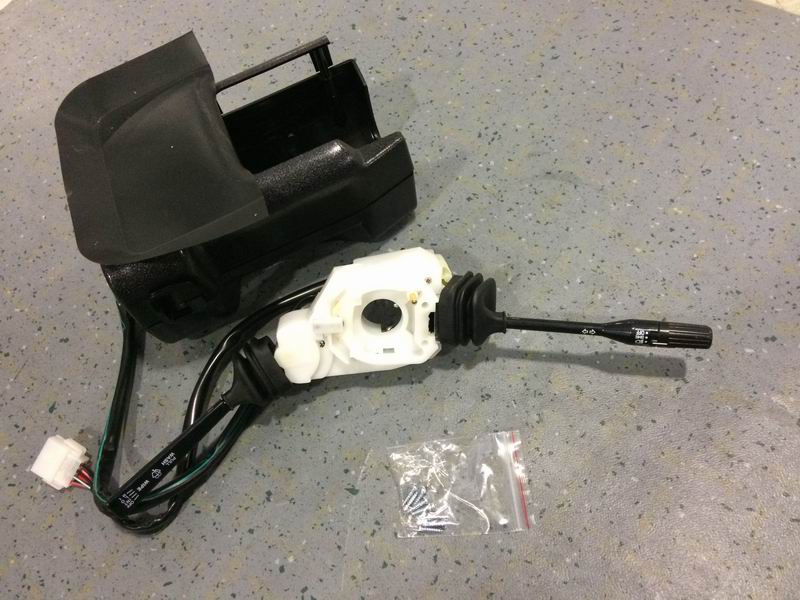 Dual handle combination switch, non-multi-function steering wheel-2