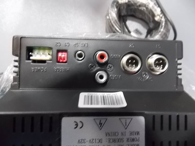 Reverse surveillance Shanghai Hangsheng CRT monitor Green screen Middle door + reverse car-2