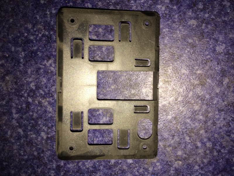 Recessed mounting rear case