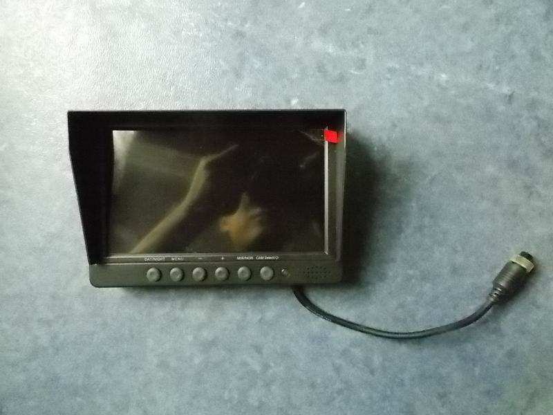 Reverse monitor monitor 7-inch LCD (connected to 3 probes)