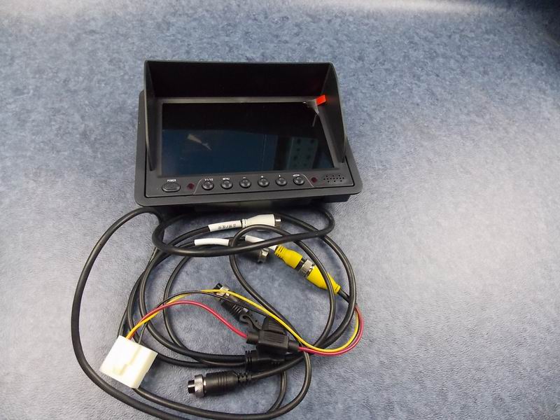 Display screen (with protective frame); single female